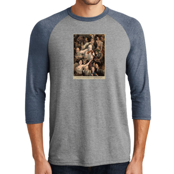 test 2 - Perfect Tri ® 3/4 Sleeve Raglan Thumbnail