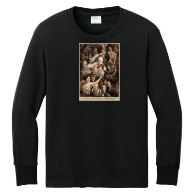 test 2 - Youth Long Sleeve Core Cotton Tee Thumbnail