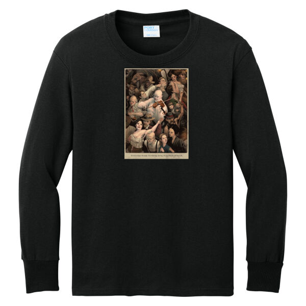 test 2 - Youth Long Sleeve Core Cotton Tee Thumbnail